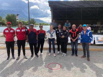 Championnat départemental doublettes mixtes au plan d'eau d'Embrun