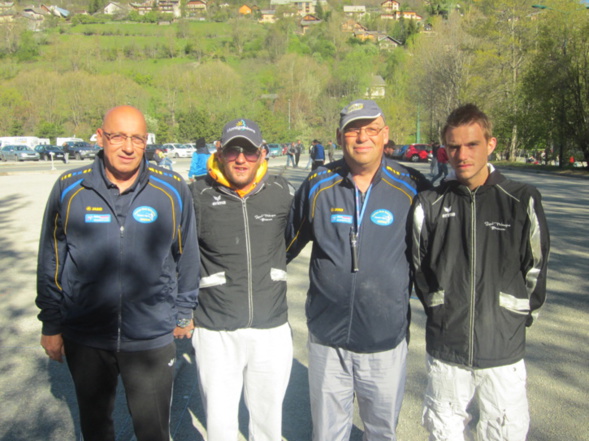 Huitième remporté contre la doublette brianconnaise Castagnier et Roman F. Huitième remporté contre la doublette brianconnaise Castagnier et Roman F.