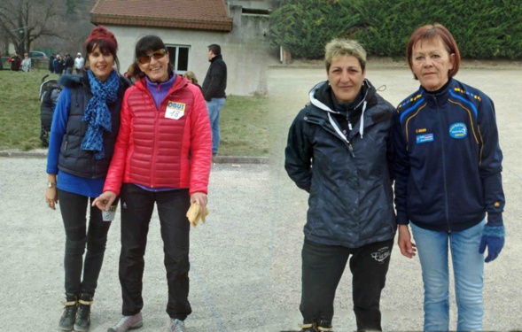 Agnès et Claude au 1er tour après les poules