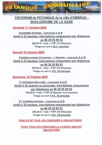 Critérium 2025 Critérium 2025