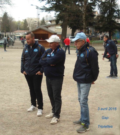 Anthony,Adélino et Jean-Luc (quart de finalistes)