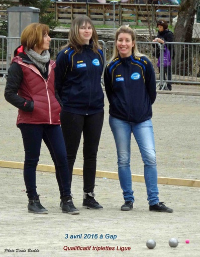 Chantal,Stéphanie et Coralie en huitième de finale
