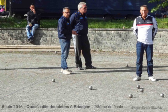 Dominique et Jean Louis contre les briançonnais