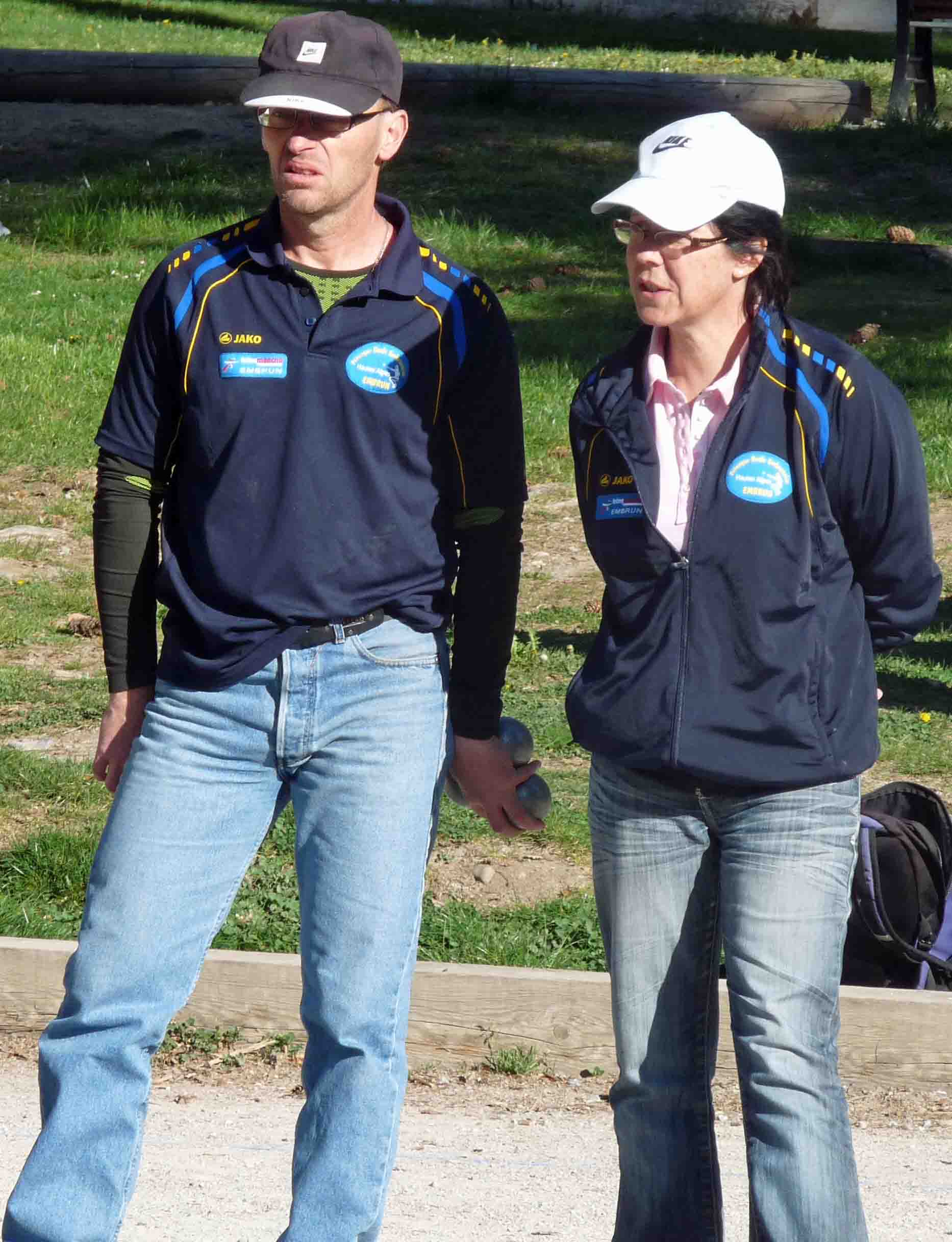Dany et Marie-Jo au cours de leur partie matinale Dany et Marie-Jo au cours de leur partie matinale