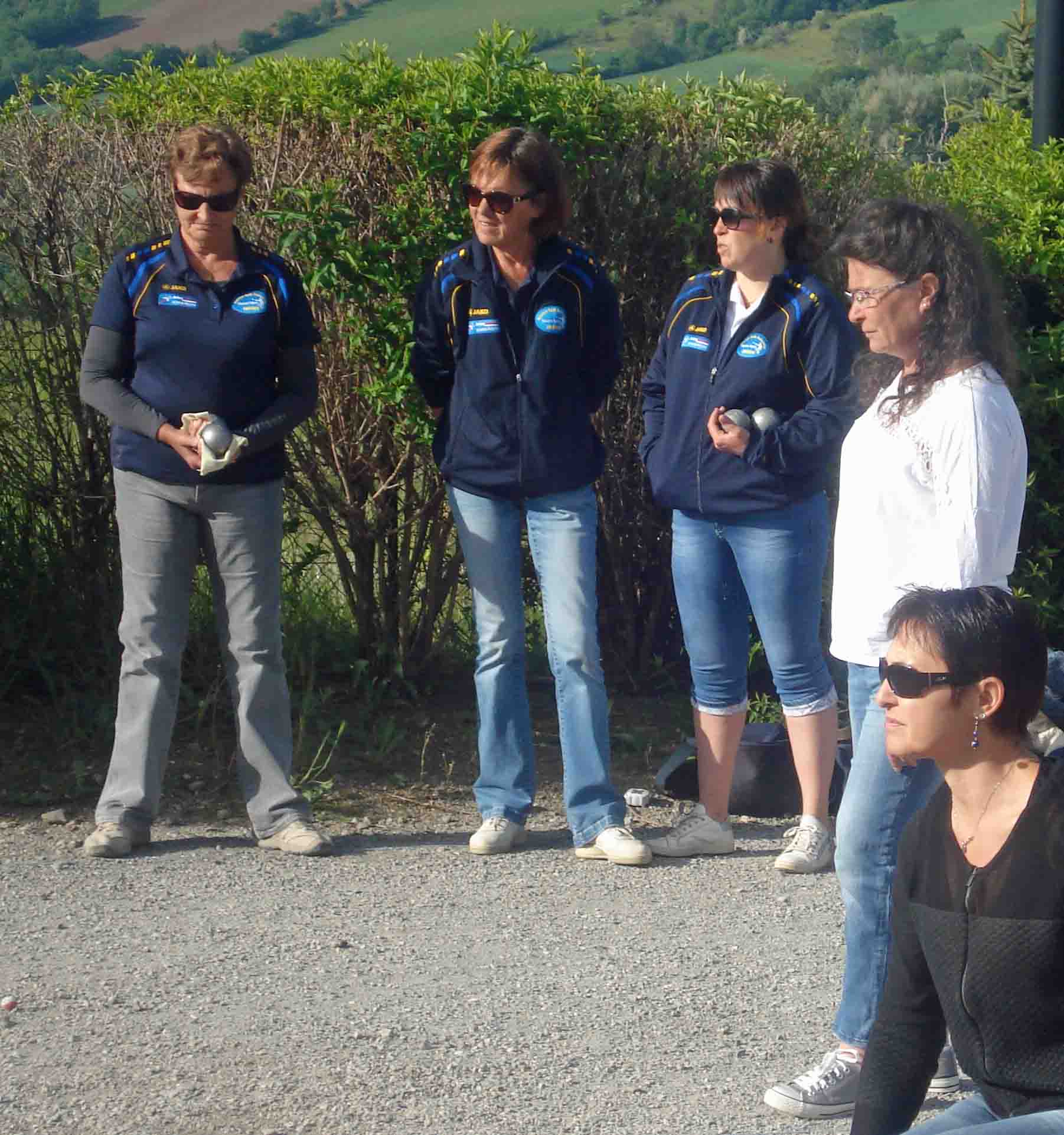 M.France , Claude et Nathalie chuteront en cadrage des demies