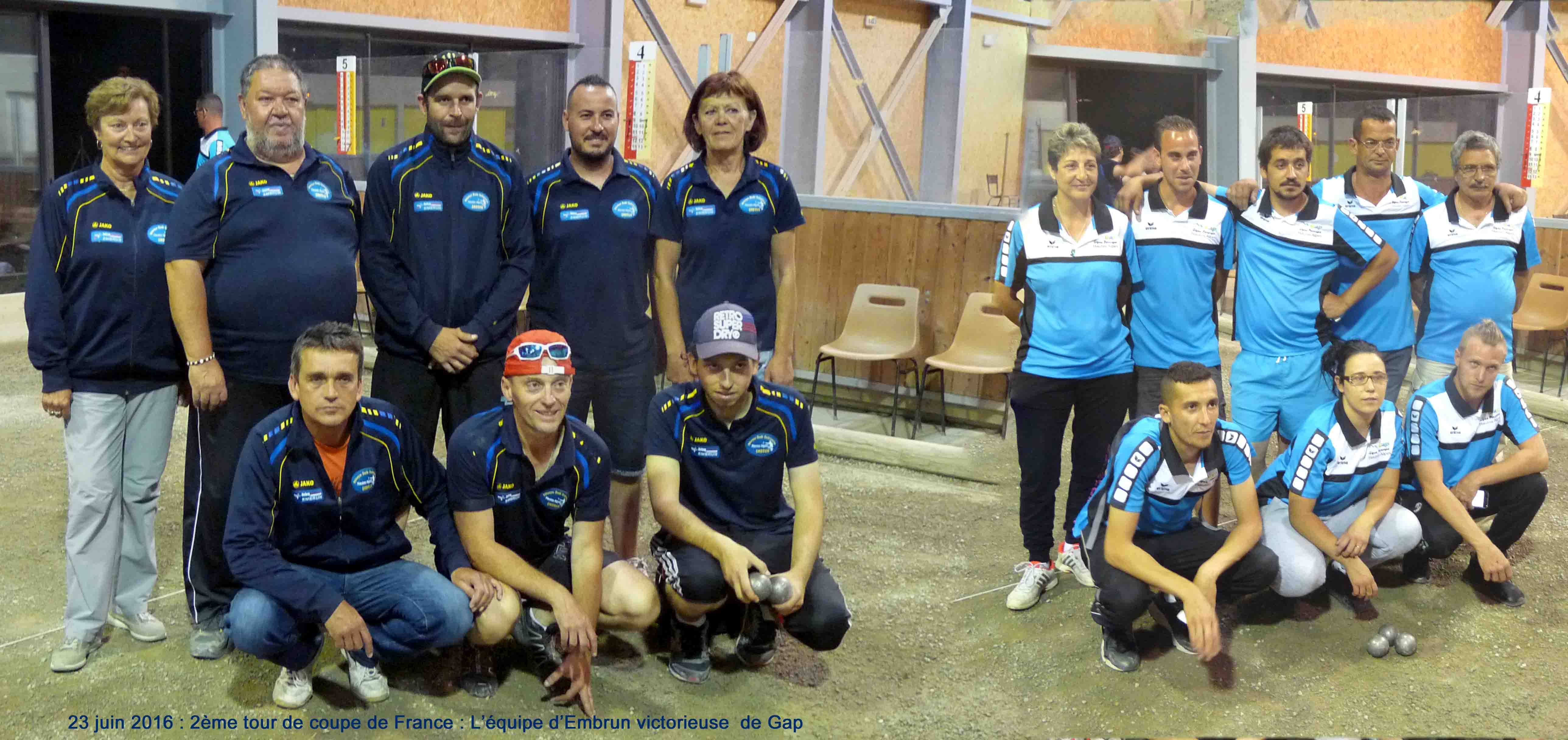 24 juin 2016 : 2ème tour  contre le G.A.P. 24 juin 2016 : 2ème tour  contre le G.A.P.