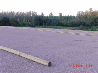 Le nouveau terrain : Qui a fait le rond ? Le nouveau terrain : Qui a fait le rond ?