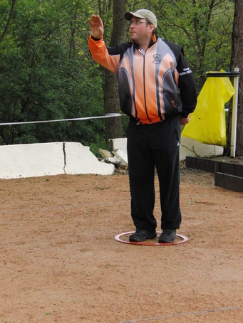 Djé lors des barrages de poule Djé lors des barrages de poule