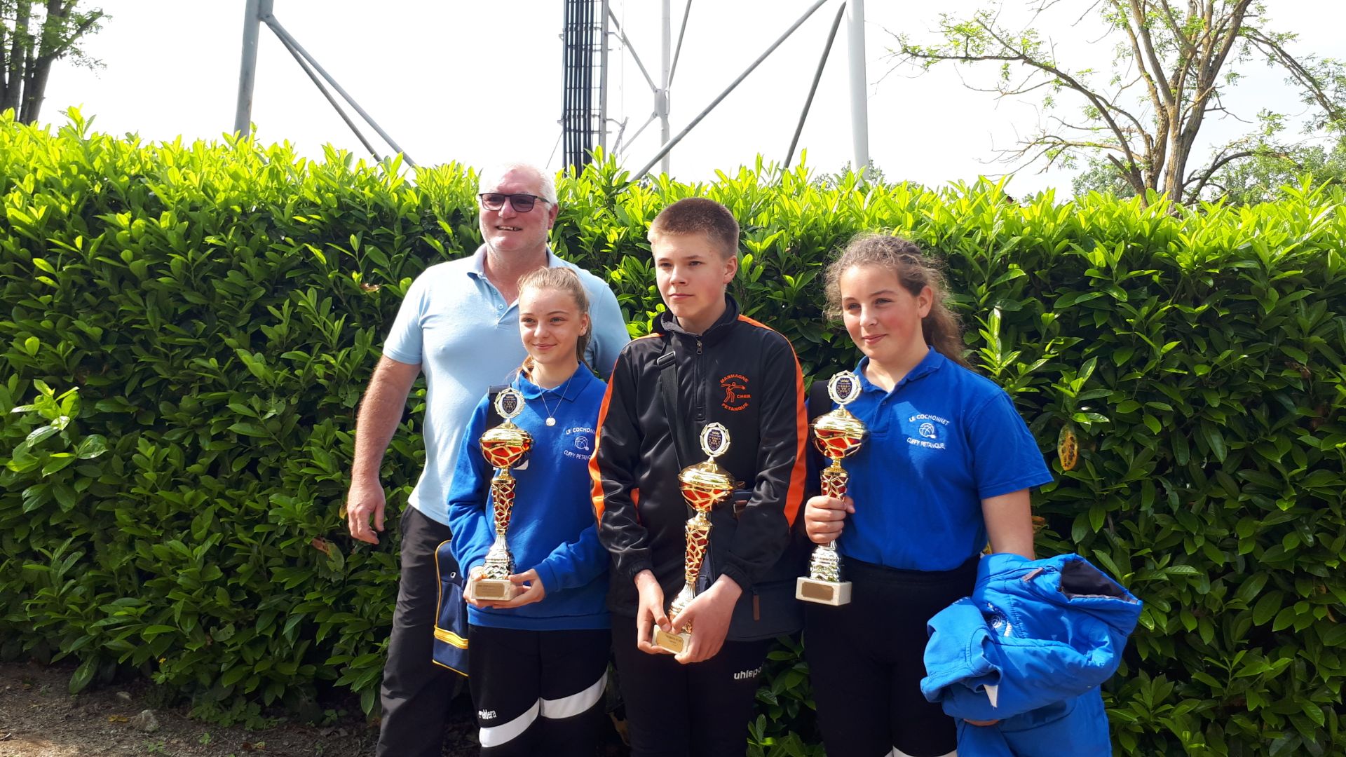 Bravo à Tristan vice champion du Cher triplettes Cadet Bravo à Tristan vice champion du Cher triplettes Cadet