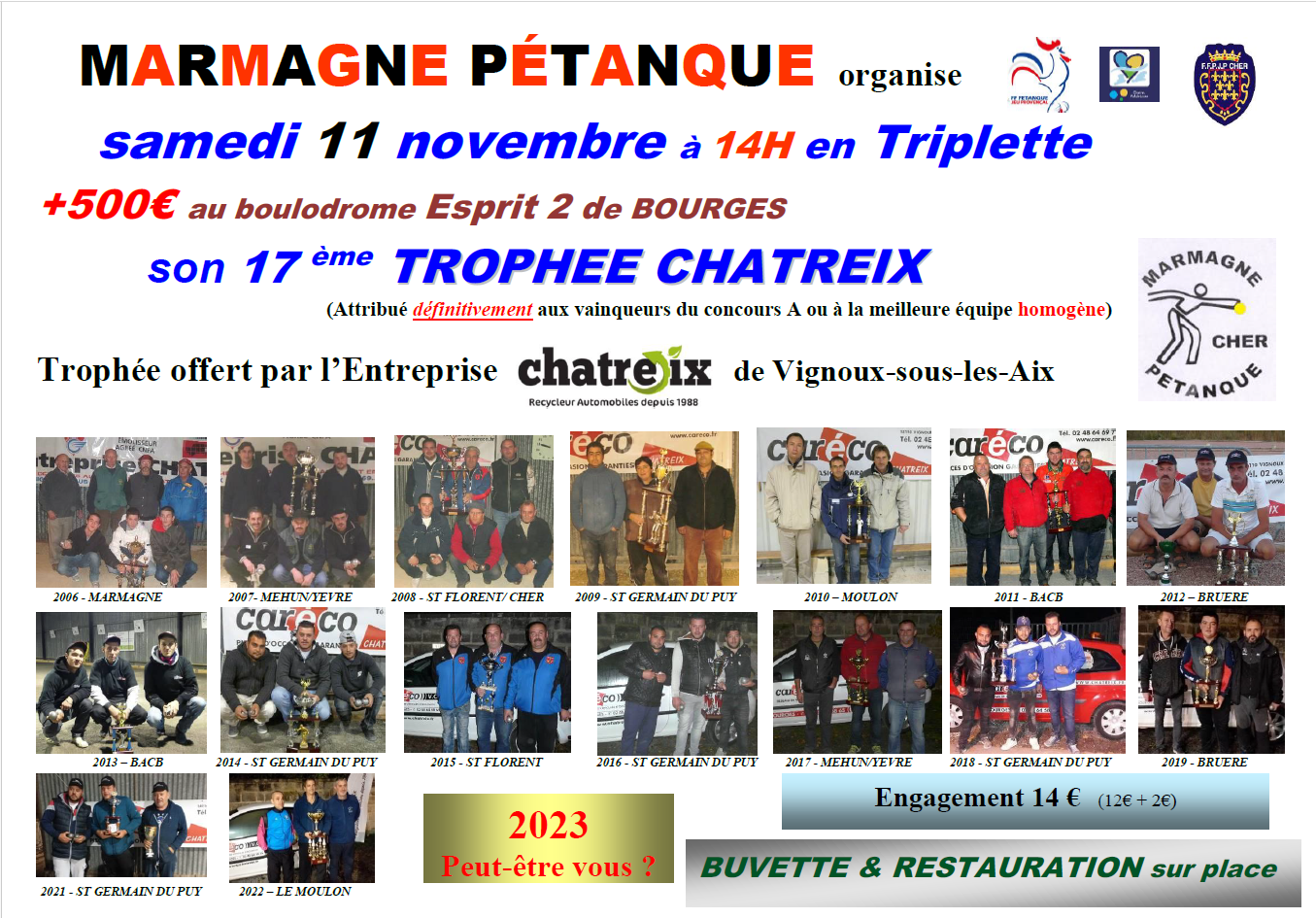 TROPHEE CHATREIX TROPHEE CHATREIX