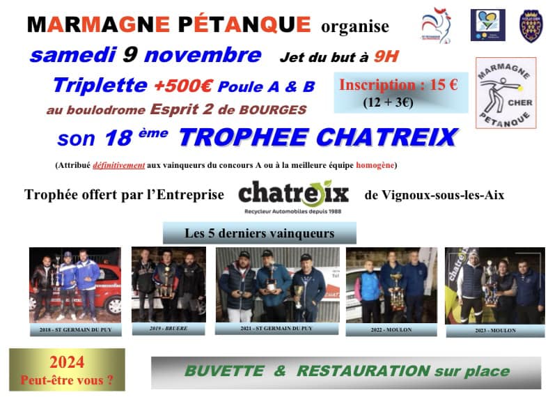 Cliquer sur "lire la suite"  pour voir l'affiche du Trophée R2 Energie