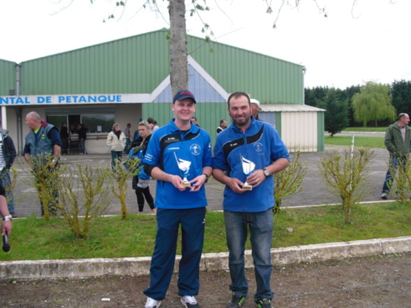Doublette séniors: Eddy FELTAIN -Julien LAMOUR qualifiés pour le France à ST AVOLD Doublette séniors: Eddy FELTAIN -Julien LAMOUR qualifiés pour le France à ST AVOLD