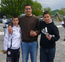 championnat triplette cadets: Enzo et Allan LECLEACH toujours présents championnat triplette cadets: Enzo et Allan LECLEACH toujours présents