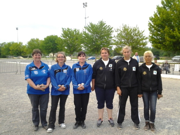 championnat de ligue triplette féminin. Nos féminines s'inclinent en finale