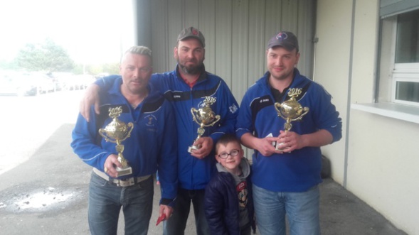 EDDY-STEPHANE-DAVID champions triplette EDDY-STEPHANE-DAVID champions triplette