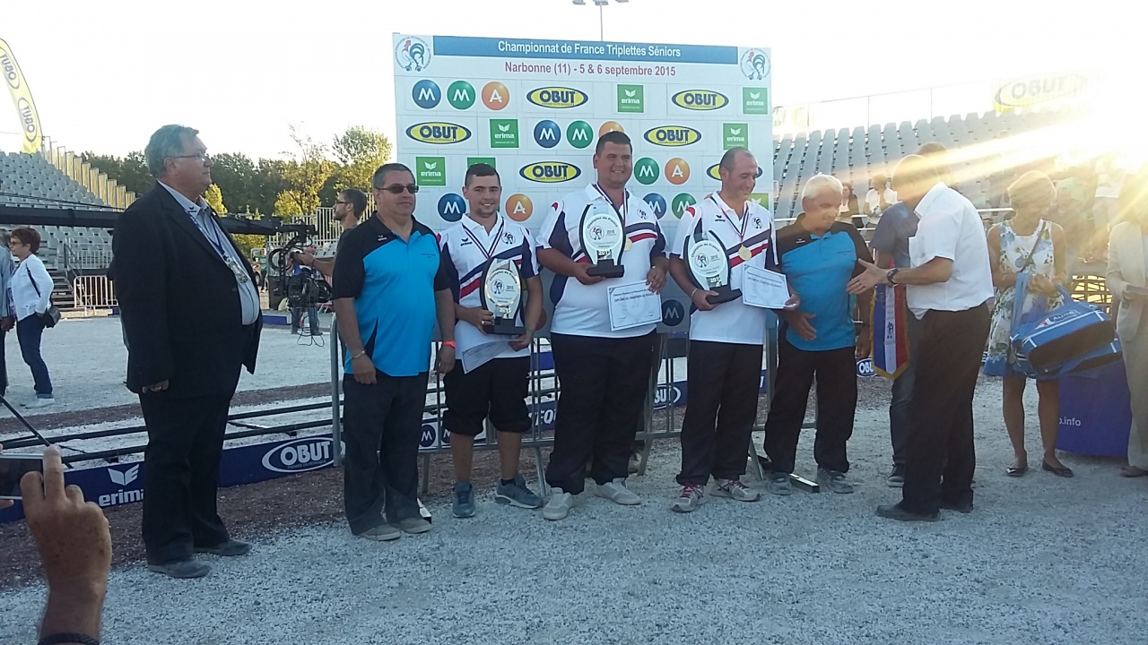 Narbonne triplette 2015 Narbonne triplette 2015
