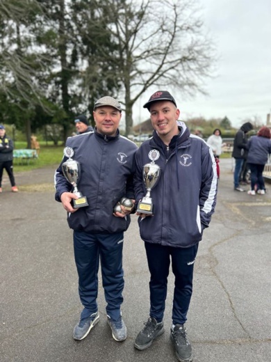 JEANNOT Christophe et ROBLIN Maxime vice-champions en doublettes masculins