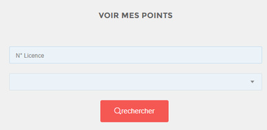 Licenciés : Visualisation "Voir mes points" Licenciés : Visualisation "Voir mes points"