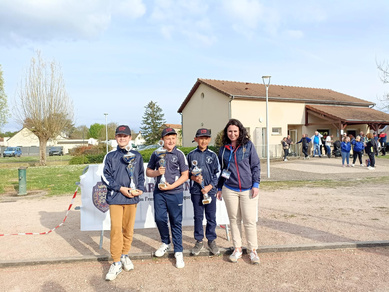 Champions triplette minimes