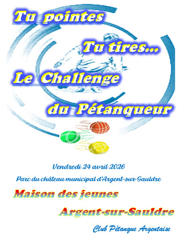 Animation Pétanque avec la Maison des jeunes d'Argent