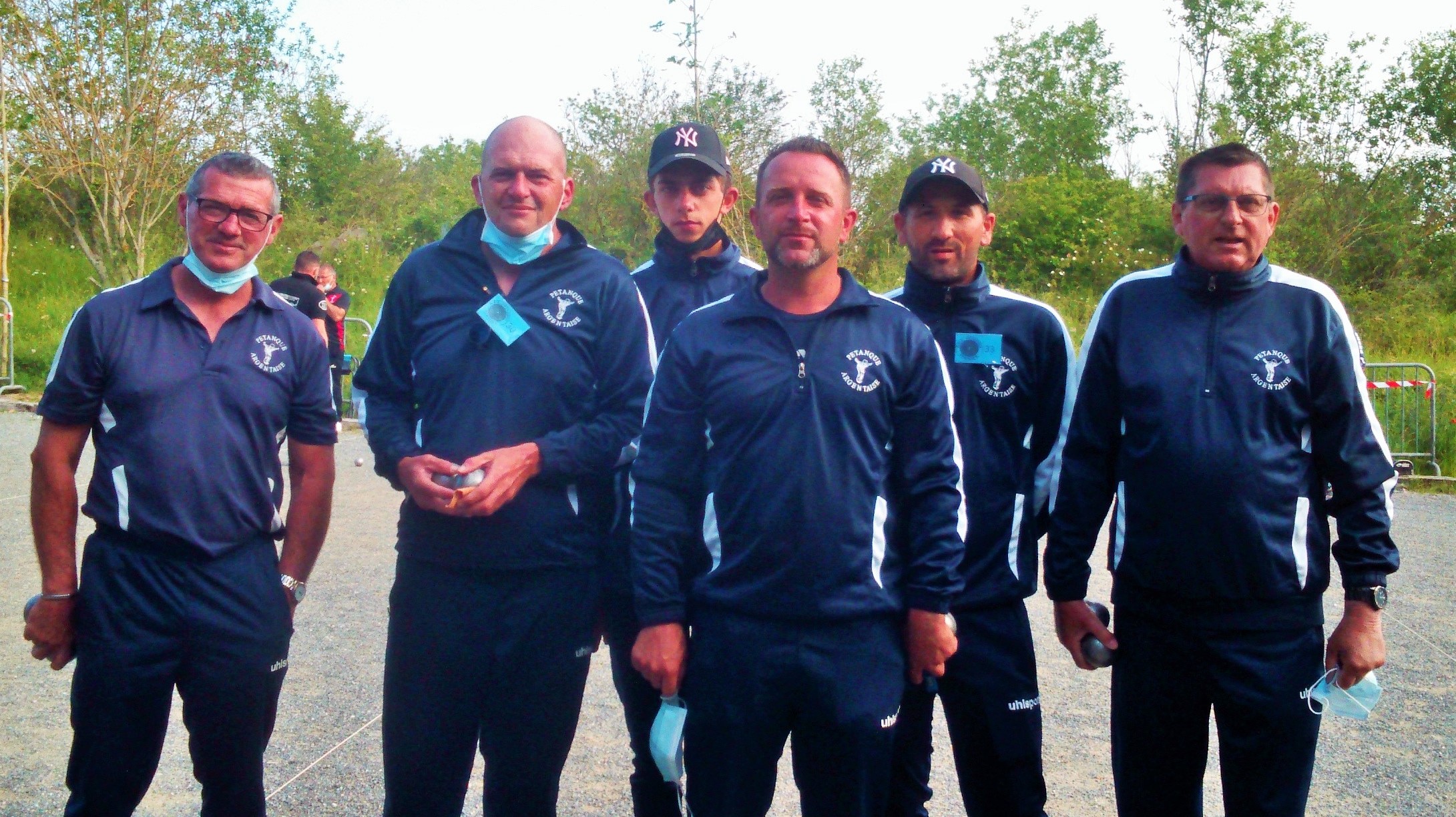  Remy Commaille Antoine Auchère et Cyril Charette vice-champions triplettes et qualifiés pour le championnat de France à Lanester