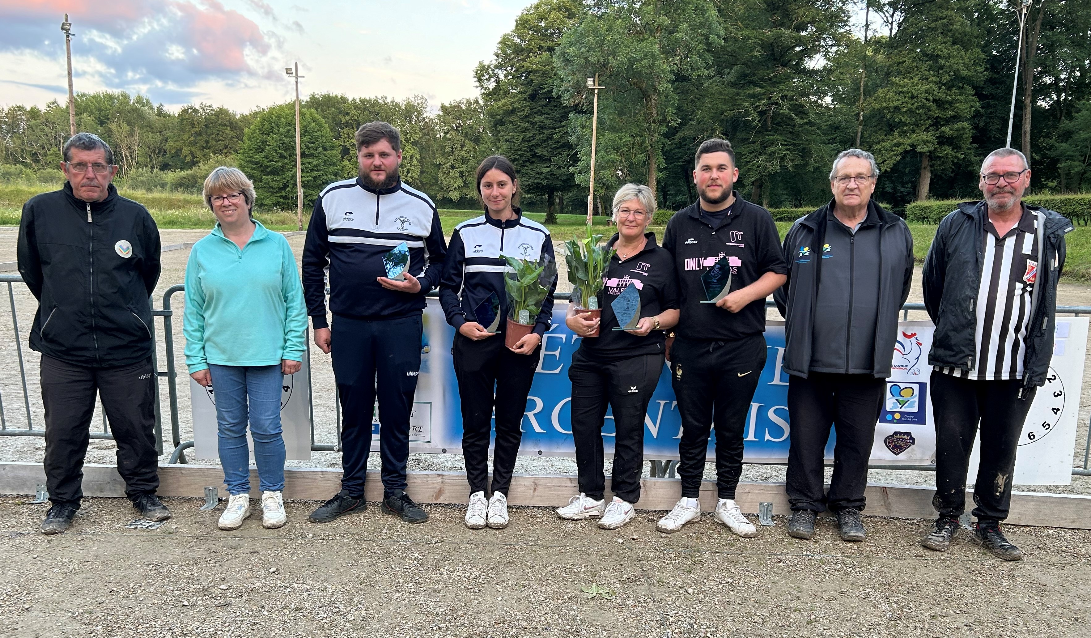 Stéphanie Bertrand (Pet Beffoise 18) & Dimitri Heil (AP Chatillonnaise 58) vainqueur du Régional
