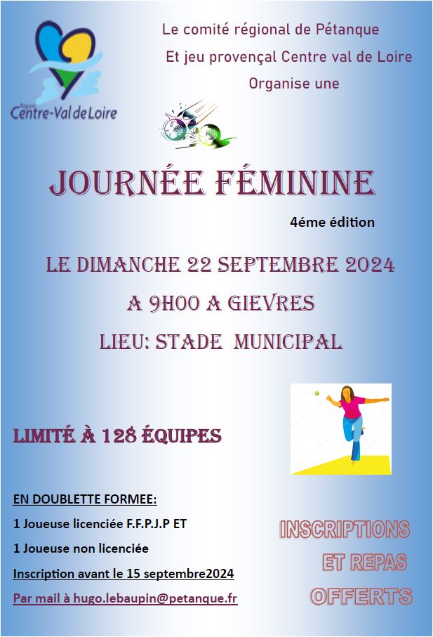 Journée pour vous mesdames !