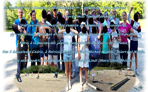 Animation Pétanque avec la Maison des jeunes d'Argent