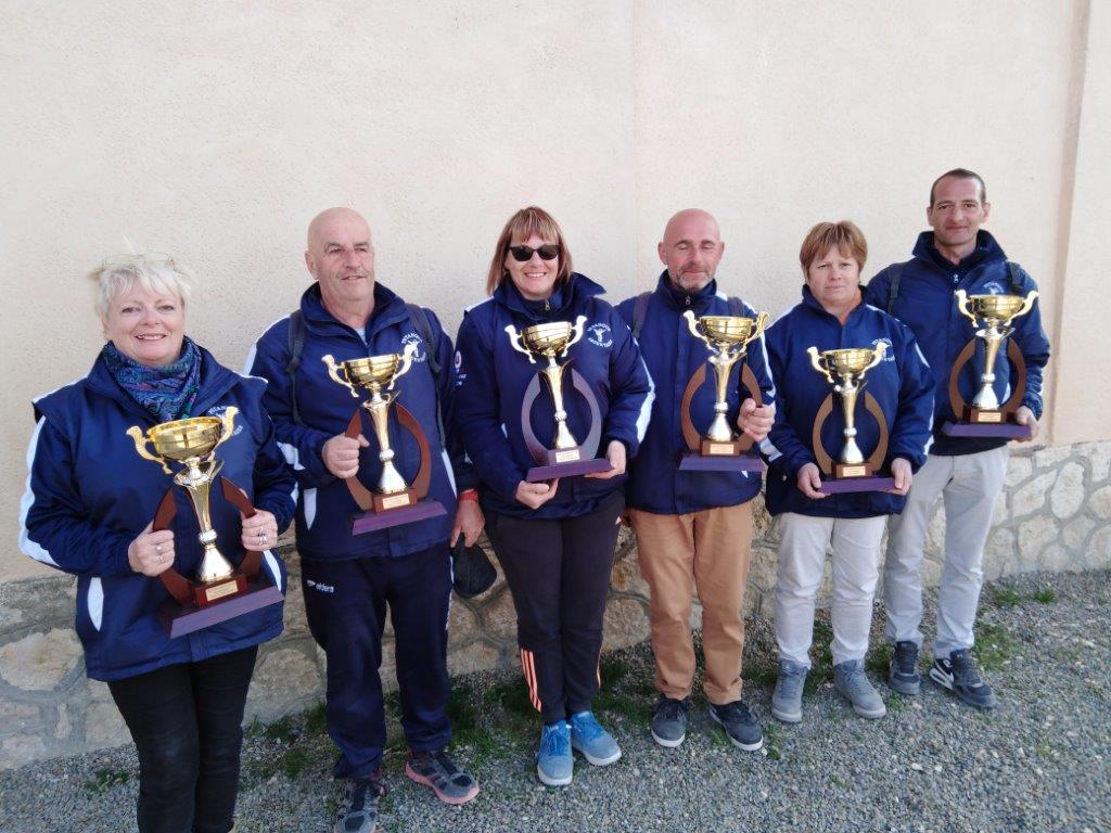 les vices-champions triplettes 2019 les vices-champions triplettes 2019