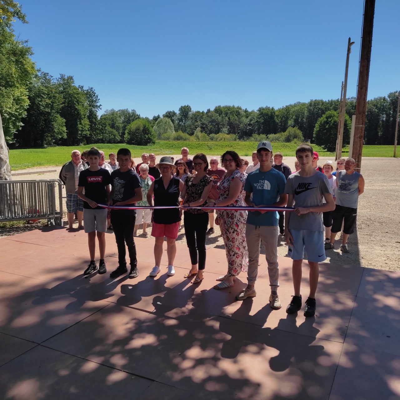 Inauguration extension terrain10-07-2022 Inauguration extension terrain10-07-2022