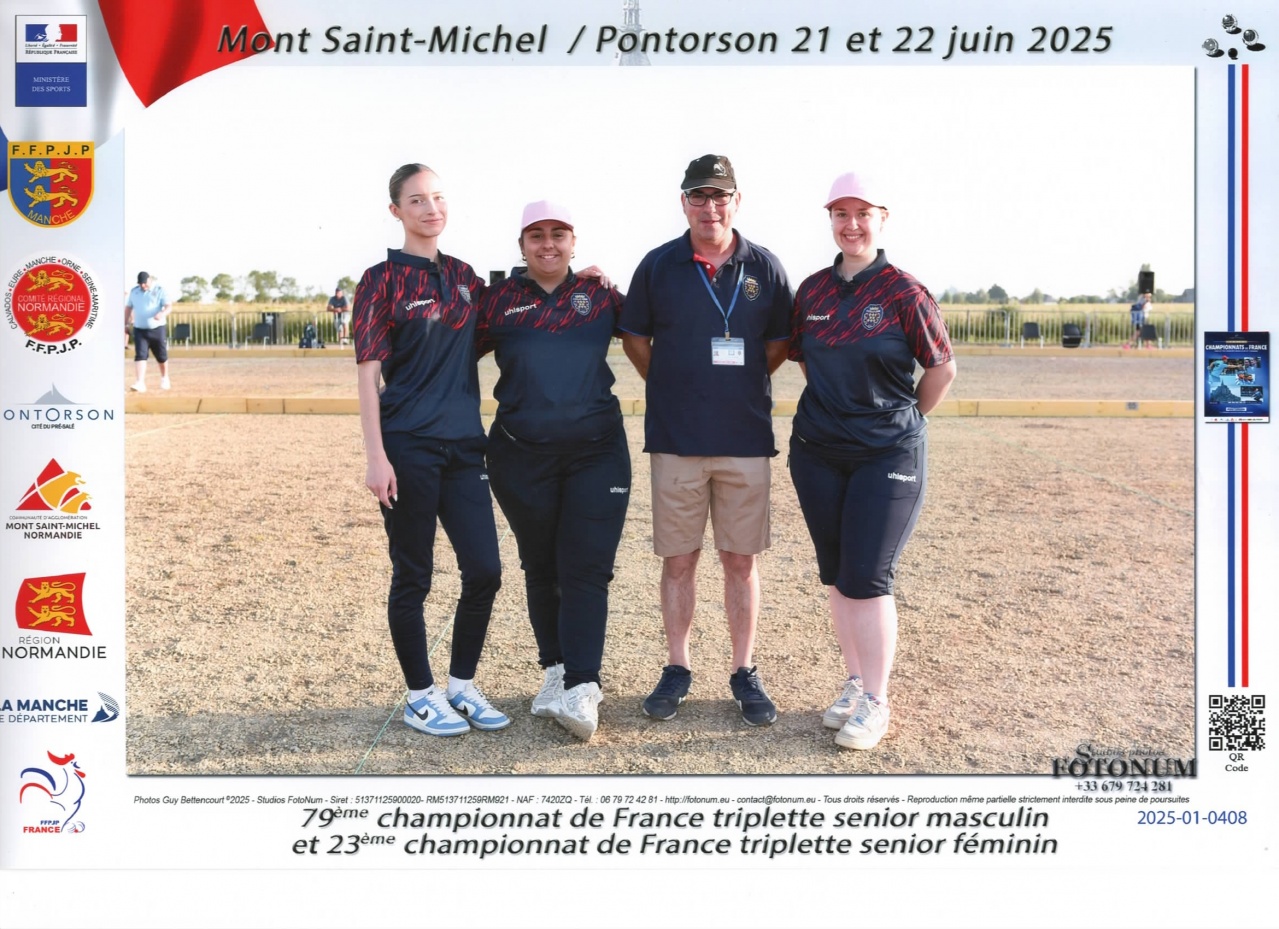2025 championnes du Cher triplette feminin 2025 championnes du Cher triplette feminin