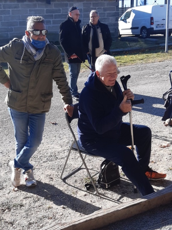Tous les supporters du club étaient là pour nous encourager Tous les supporters du club étaient là pour nous encourager