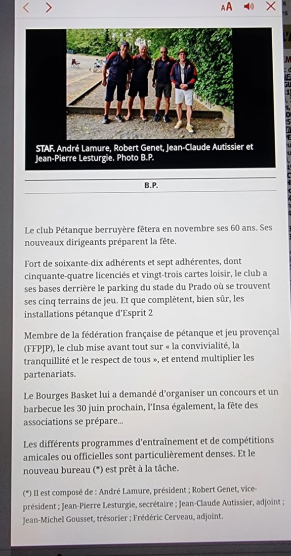 Article du Berry Article du Berry