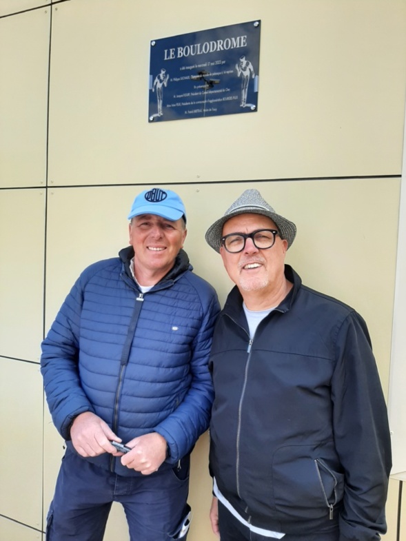 Avec Philippe Suchaud, multiple champion du monde Avec Philippe Suchaud, multiple champion du monde