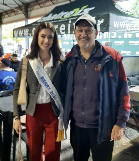 Avec la marraine de l'édition, Miss Berry 2024 Avec la marraine de l'édition, Miss Berry 2024