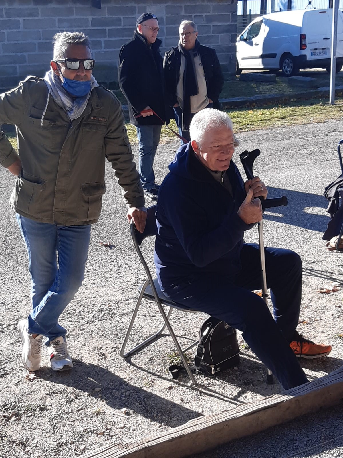 Tous les supporters du club étaient là pour nous encourager Tous les supporters du club étaient là pour nous encourager