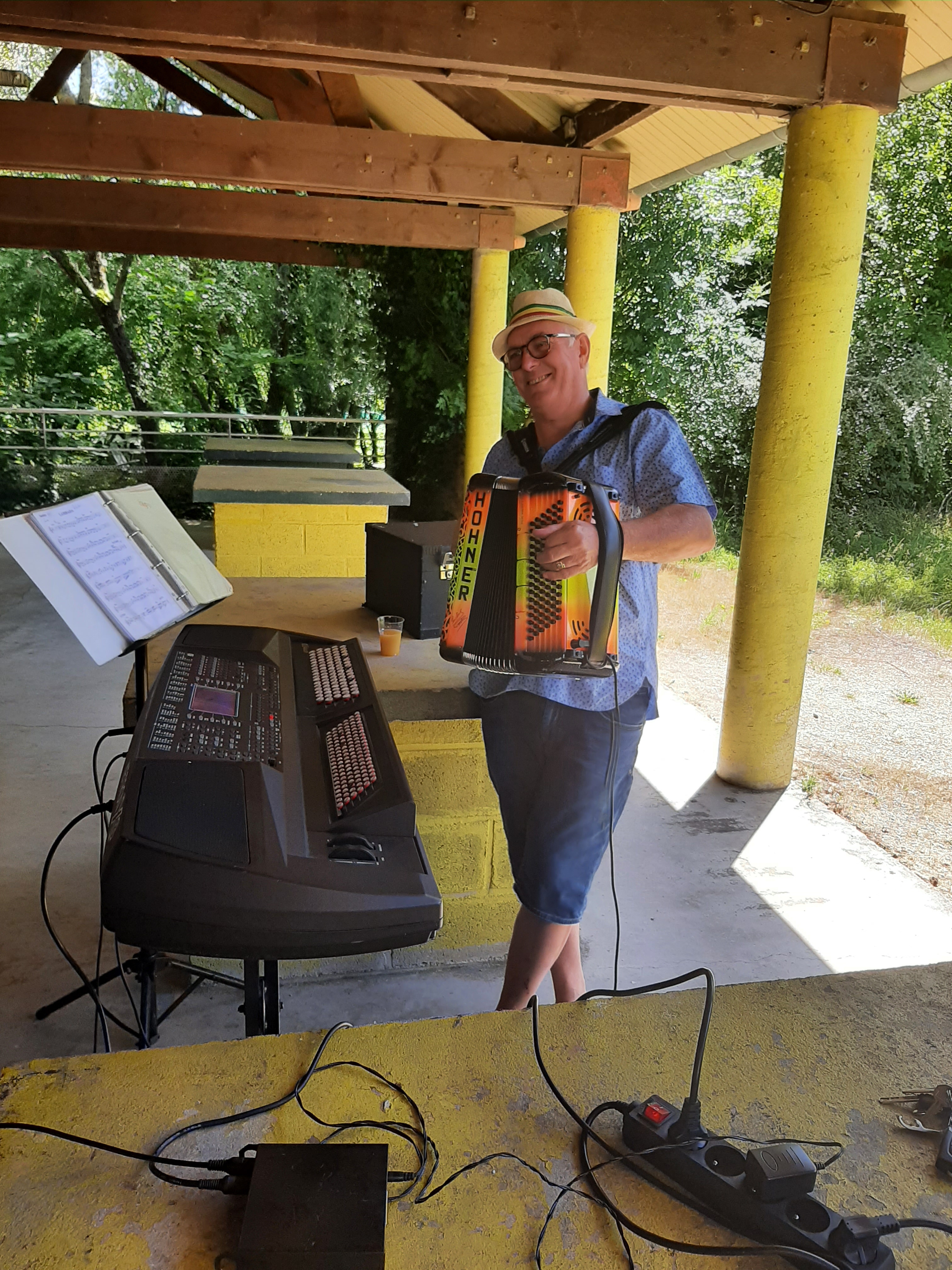 Jean-Michel à l'accordéon Jean-Michel à l'accordéon