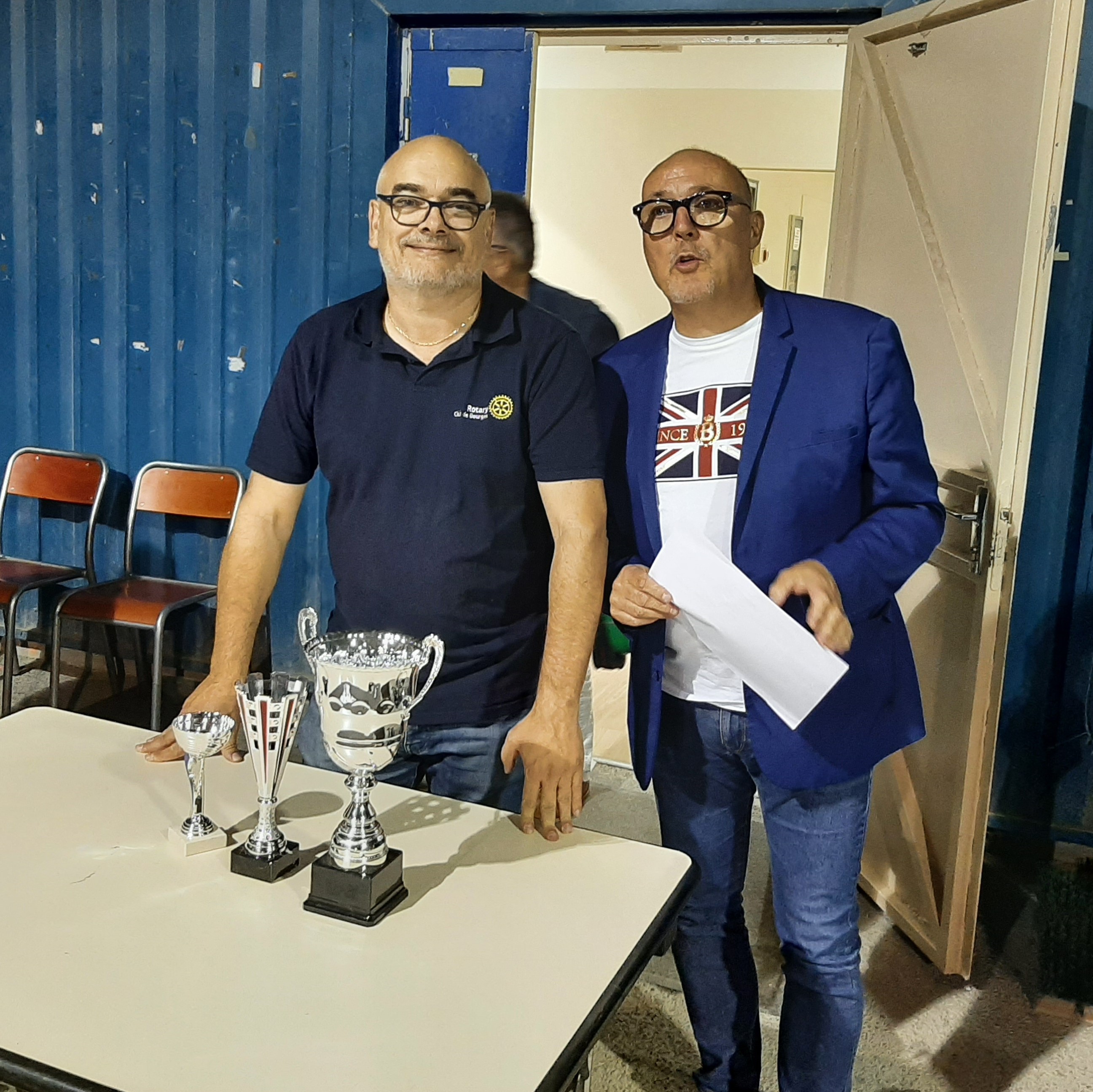 Les Présidents du Rotary club et de la PB