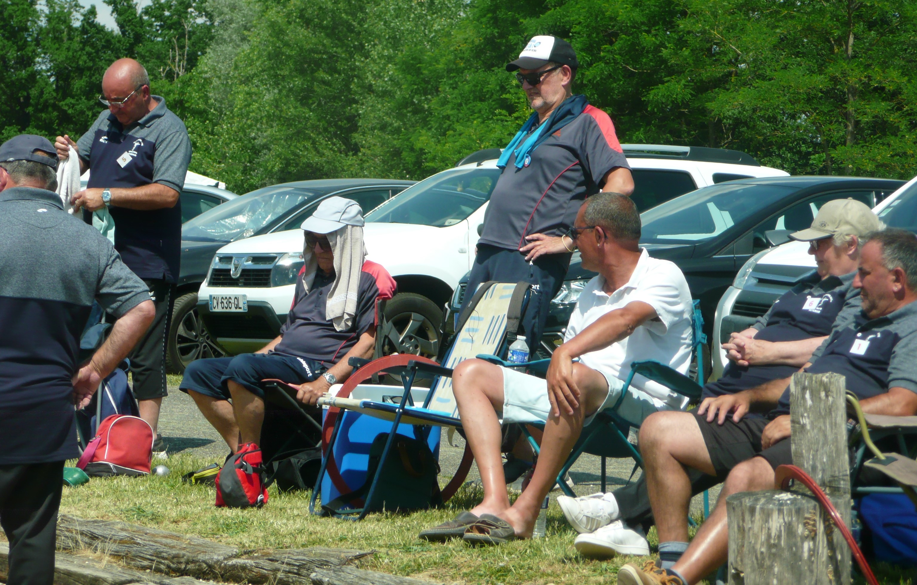 Sous l'œil attentif du capitaine