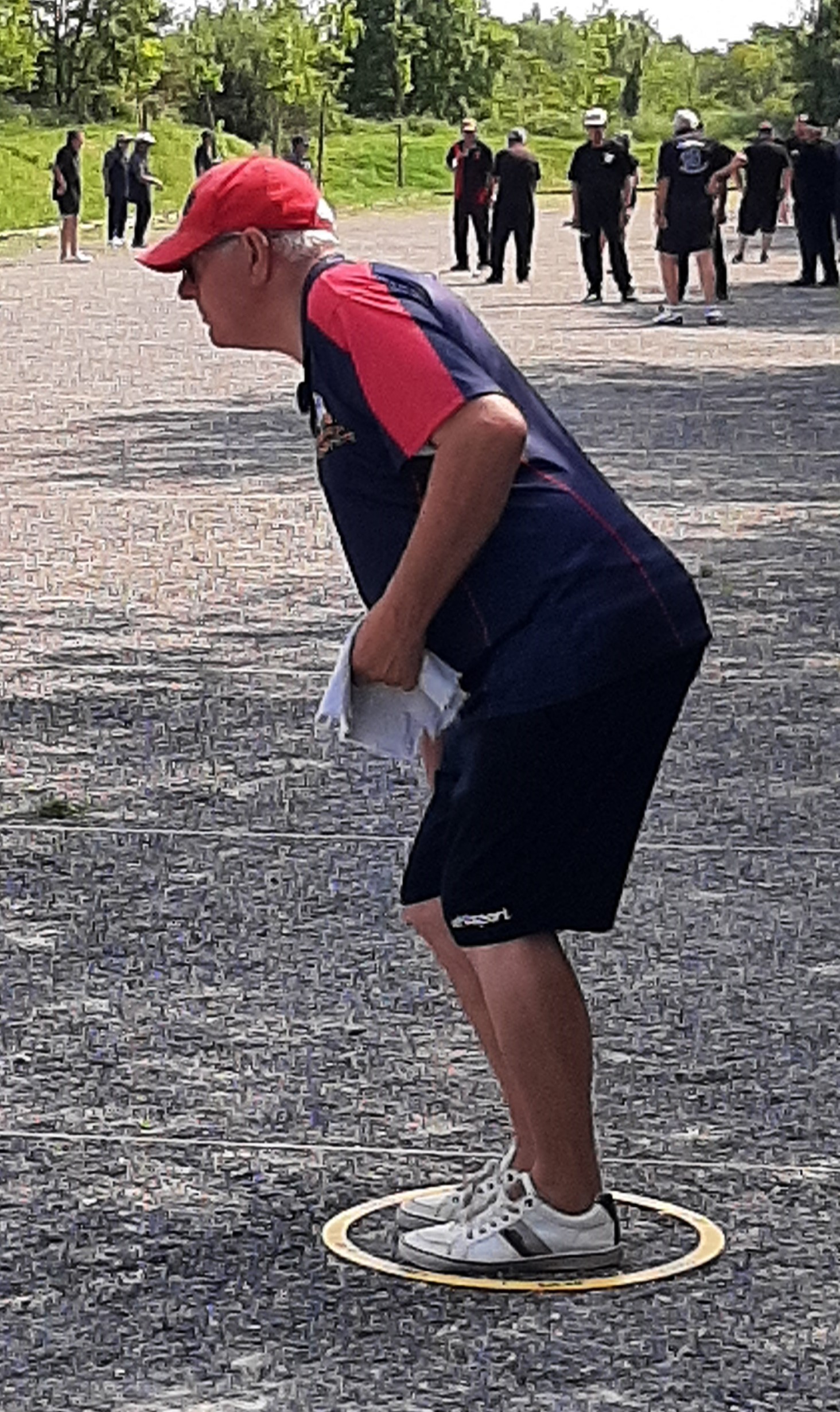 Le capitaine concentré