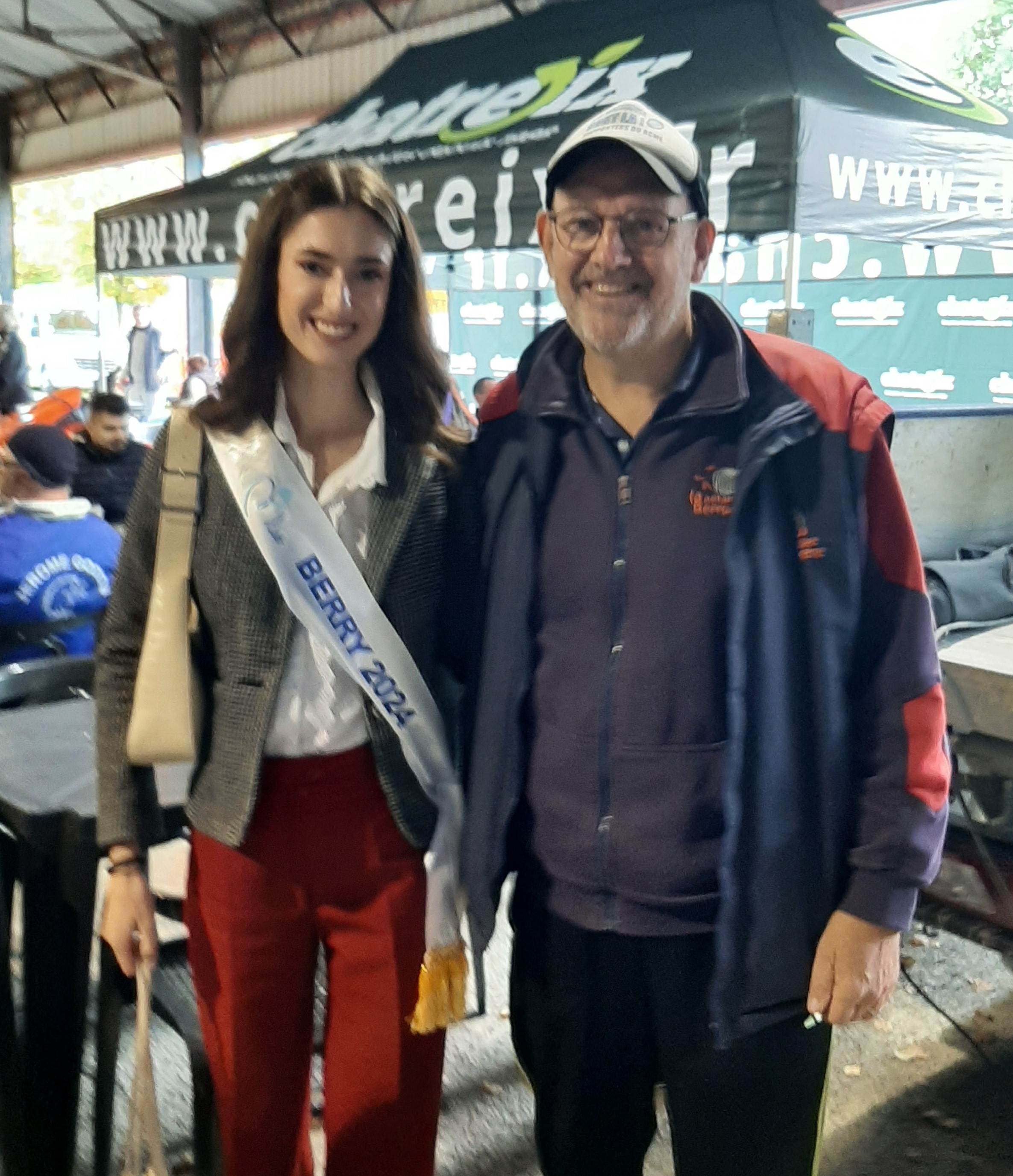 Avec la marraine de l'édition, Miss Berry 2024 Avec la marraine de l'édition, Miss Berry 2024