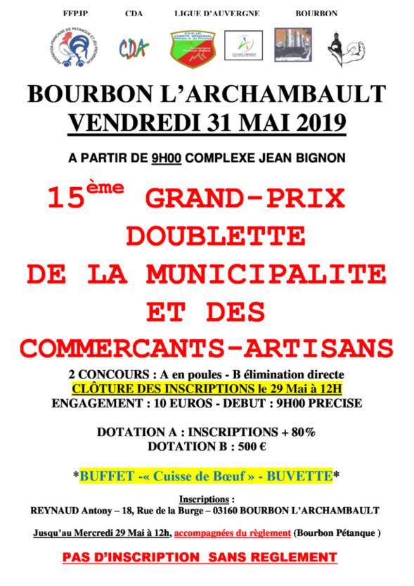 Grand-Prix de Bourbon-L'Archambault Grand-Prix de Bourbon-L'Archambault