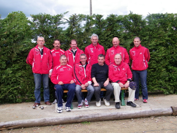 Quelques membres de Bourbon Pétanque