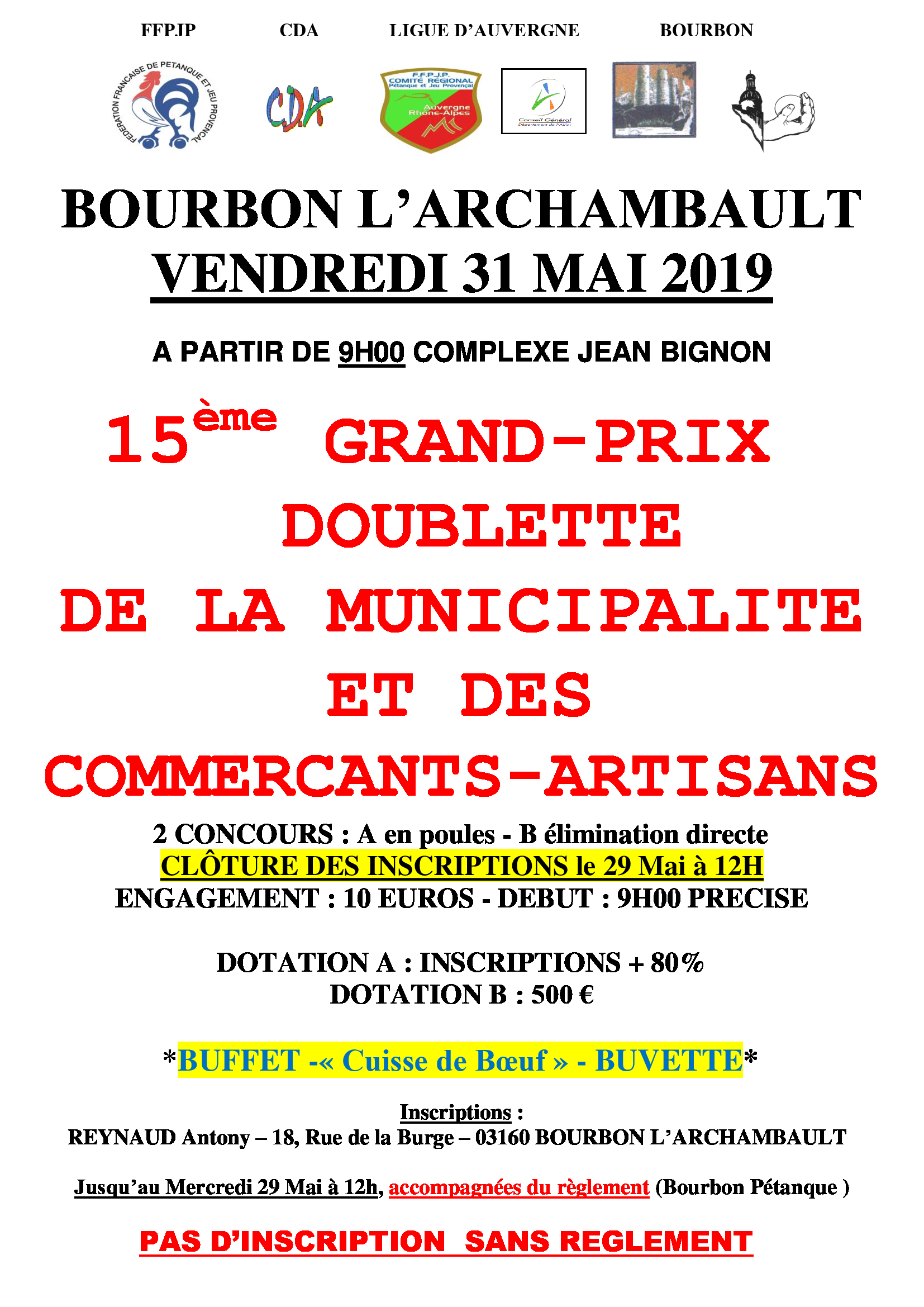 Grand-Prix de Bourbon-L'Archambault Grand-Prix de Bourbon-L'Archambault