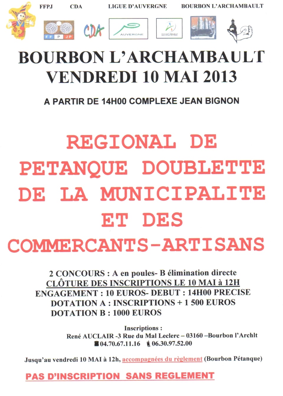 Régional de Bourbon-L'Archambault Régional de Bourbon-L'Archambault