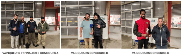 RESULTATS CONCOURS DECEMBRE 2025