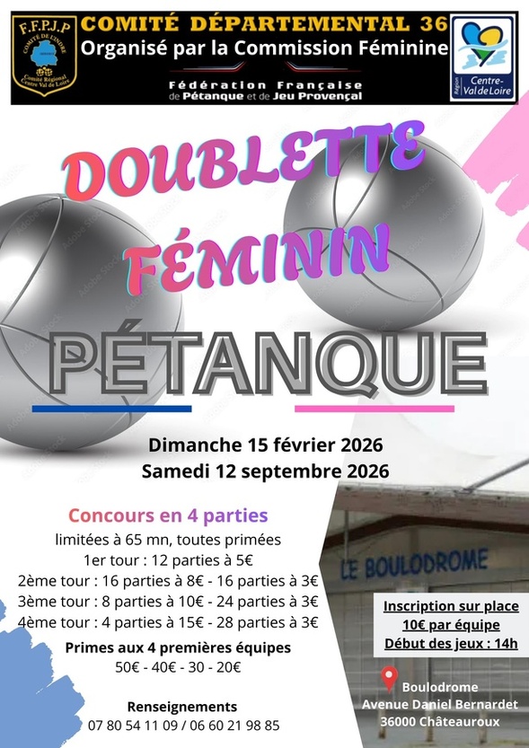 FEMININES CONCOURS 4 PARTIES 2026 FEMININES CONCOURS 4 PARTIES 2026