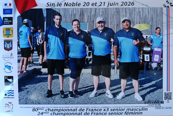 CHAMPIONNATS DE FRANCE - RESULTATS 2026