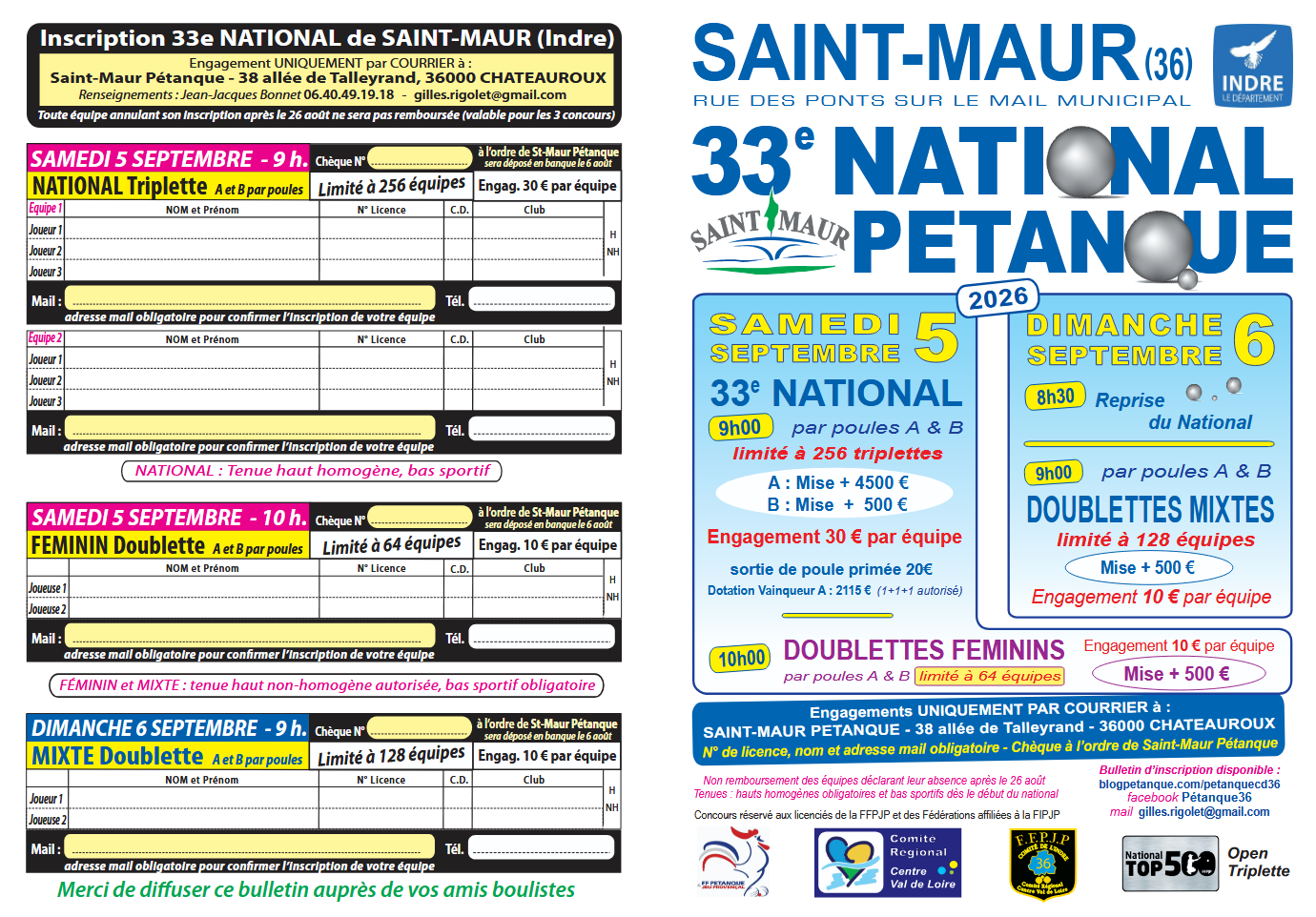 NATIONAL SAINT-MAUR 2026