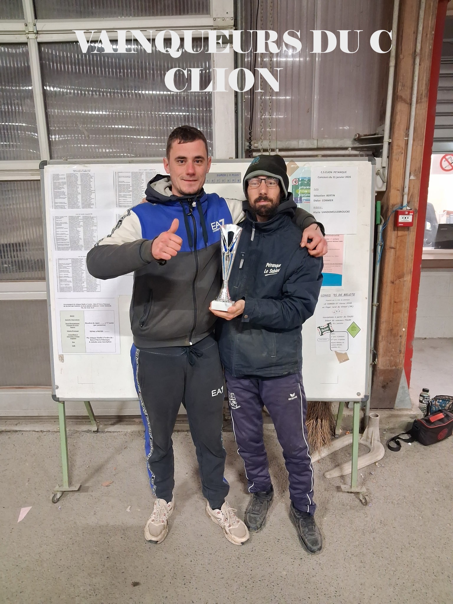 RESULTATS CONCOURS JANVIER 2026